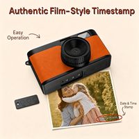 Kamera Digital Retro Tanpa Layar, Filter DIY Tanpa Layar, Foto 13MP dengan Penghitung Foto, Lampu Flash LED, Kamera untuk Berkemah