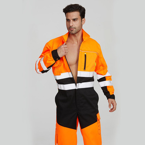 Vente en gros <span class=keywords><strong>de</strong></span> vêtements industriels anti-poussière vêtements <span class=keywords><strong>de</strong></span> travail haute visibilité réparation automobile uniformes combinaison - Product Image 4