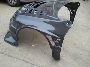 Kits avant combinés Pare-chocs avant/Ailes avec capot pour Evolution Evo 8 9 <span class=keywords><strong>Cyber</strong></span> CF en fibre de carbone - Product Image 5