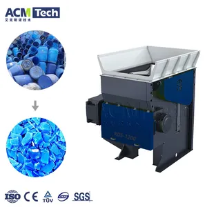 ACMTECH HOT SALE Automatic waste plastic crusher recycling plastic bottle crusher machine plastic shredder grinder crusher