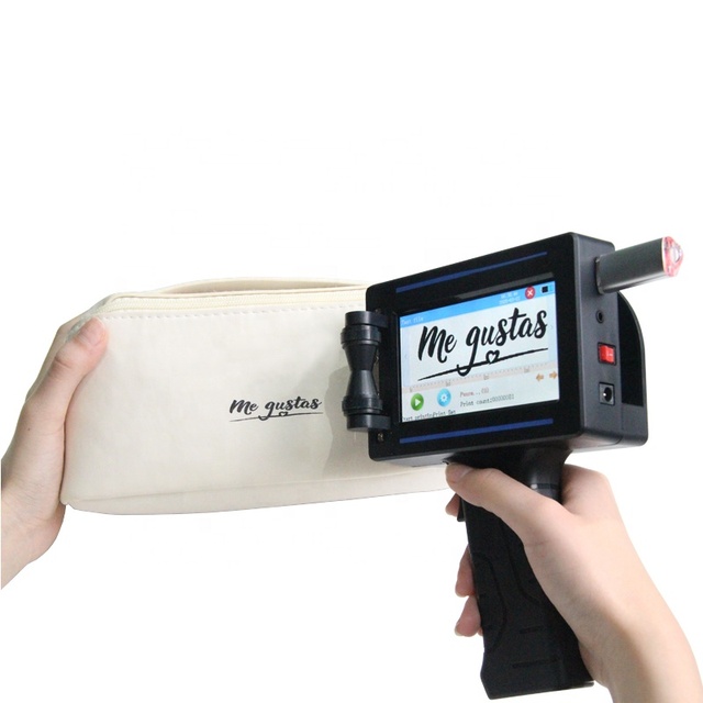 Simple and Sophisticated Mini Handheld Inkjet Printer With Print Head Portable for Leather Printing