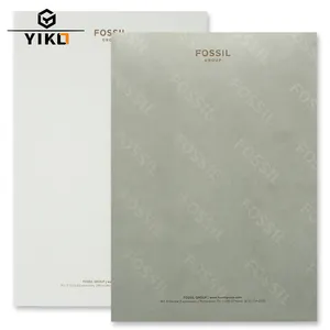 Custom Security Letterhead Paper With Watermark Logo For Business Offset Letterhead A4 Certificate Paper And Envelope Printing