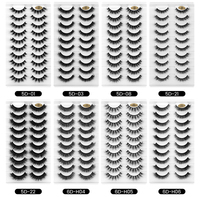 Cils personnalisés avec logo, effet bouclé et volumineux, longueur 15 mm, lot de 10 paires, faux cils en vison synthétique, boucles naturelles