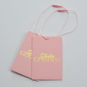 ป้ายแขวนสำหรับเสื้อผ้าดีไซน์แฟชั่นทำจากโลหะสองชั้นแบบกำหนดได้เอง - Product Image 5