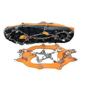 Crampons de Traction en acier inoxydable 18 dents de haute qualité, Crampons/Crampons pour la neige et la glace