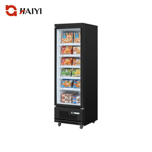 Congélateur commercial à porte vitrée, congélateur à crème glacée sans givre, congélateur vertical à porte simple pour supermarché - Product Image 1