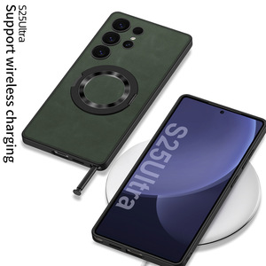 Funda para Samsung <span class=keywords><strong>Galaxy</strong></span> S24 Ultra, de Cuero PU con Anillo Magnético, Compatible con Samsung S23 Ultra FE A54 A34 A14 S25 Plus, con Soporte Magnético - Product Image 6