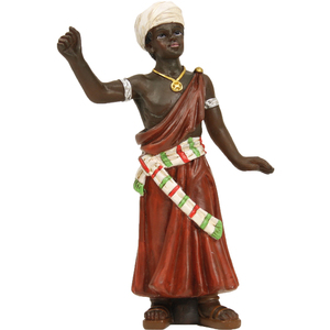 ZICOM 9 ซม. รูปแกะสลักคนขับรถลาสีน้ำตาล รุ่น Nativity Figure ผลิตในเยอรมนี ของเล่นคริสต์มาส รุ่น 9069-K972-9 - Product Image 1