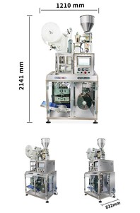Machine d'emballage automatique à ultrasons pour sachets de café à filtre intérieur/extérieur et sachets de café à suspension (type oreille) en papier alimentaire - Product Image 4