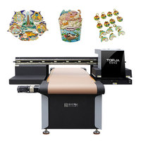 Printer UV AI Vision HC-S600 Otomatis, Peralatan Pencetakan Tanpa Pengikat dengan Sabuk Konveyor, Printer Kecepatan Tinggi untuk Casing Ponsel