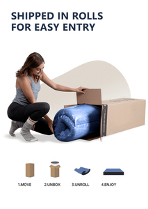 Colchón Híbrido King/Queen Size con Muelles Ensacados y Espuma Viscoelástica Transpirable para una Comodidad Cinco Estrellas y Mobiliario de Dormitorio - Product Image 6