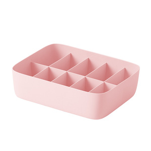 HeDou Underwear <b>Storage</b> Box Plastic <b>Stackable</b> With Lid And Compartments For Socks Bra <b>Drawer</b> Type White - Product Image 5