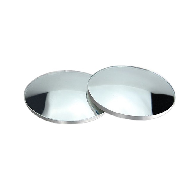 Car 360 Degree Rotation Rimless Universal Wide Angle Round Blind Spot Auxiliary Mirror