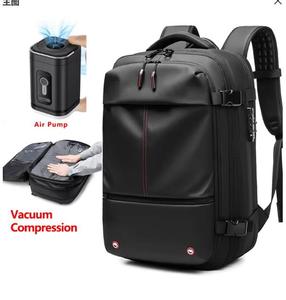 Sac à dos Oxford unisexe élégant grande capacité, étanche, extensible, avec port USB et antivol, design personnalisé pour hommes d'affaires - Product Image 4