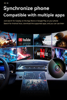 Adaptador Inalámbrico CarPlay Qualcomm 6225 con IA, 8GB+128GB, Android Auto