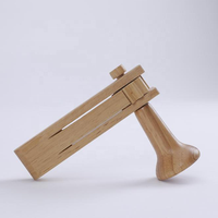 Juguete de Percusión de Madera con Trinquete y Pestillo, Instrumento Educativo para Hacer Ruido, para Niños Unisex de 2 a 4 Años y de 5 a 7 Años