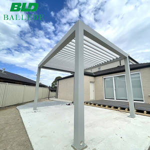 <span class=keywords><strong>BALLEDE</strong></span> Offre spéciale Pergola à persiennes électrique Gazebo Pergola étanche automatique Jardin - Product Image 5