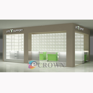 Customize Shop Design <strong>Teleshop</strong> Design Cabinet Counter Shop Design Counter Store Display Varnish OEM - Product Image 6