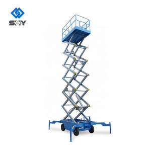 Xe nâng người dạng kéo cắt di động 8m 12m 16m, tải trọng 240KG - Product Image 5