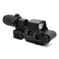 5d Era 558 Red Green Dot Sight and G33 3x Magnifier With Qd Flip up Quick Mount Optical Reflex Scope 20 Levels Brightness