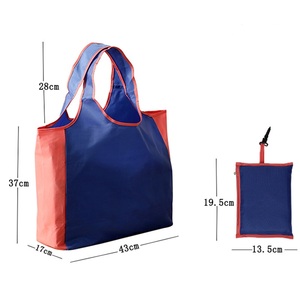 Promoción DE FÁBRICA DE Vietnam, bolsas de compras personalizadas plegables de nailon, protección ambiental reutilizable multicolor - Product Image 2