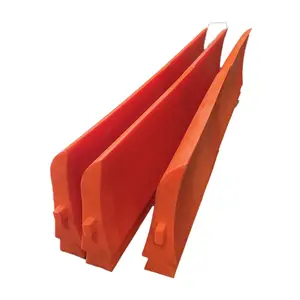 competitive price high wear resistance polyurethane conveyor belt scraper cleaner blade for cleaning mining conveyor belt