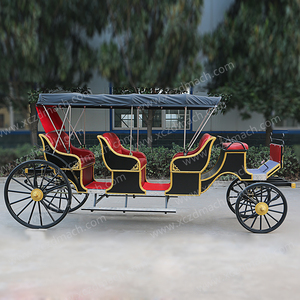 Wedding Electric Horse Carriage/luxury Sightseeing Horse Carriage/<b>double</b> Row Luxury Wedding Horse Carriage - Product Image 4