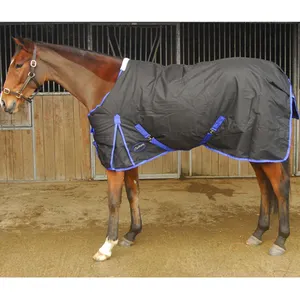 Produits de courses de chevaux équestres personnalisés couverture d'équitation feuille de mouche équine tapis de feuille de cheval imperméable