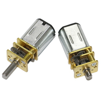 Mini Moteur à Engrenages N20 DC 3V~12V 10RPM~1200RPM Réducteur de Vitesse 24V Commutation à Balais Courant Continu 5A pour Ventilateur Électrique