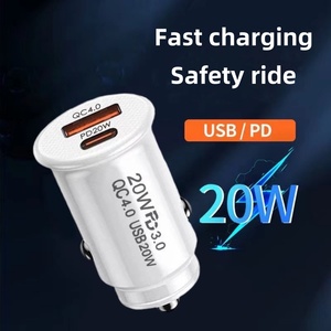 شاحن سيارة بمنفذ USB مزدوج 20 واط QC3.0 PD ، ولاعة سريعة ، من أجل OPPO Vivo Mi - Product Image 4