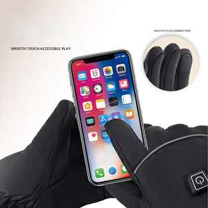 <span class=keywords><strong>Gants</strong></span> <span class=keywords><strong>chauffants</strong></span> électriques rechargeables et imperméables pour l'<span class=keywords><strong>hiver</strong></span>, avec sangle de poignet réglable, pour moto, vélo et snowboard - Product Image 4