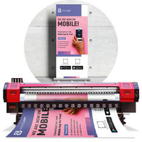 Impresora digital de inyección de tinta de gran formato de 1.8m para publicidad, fotos, lienzos, papel tapiz exterior y flex.