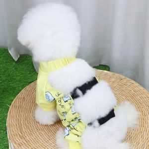Pet <b>Dog</b> Four Legged Anti Dirt <b>Pants</b> Waterproof Raincoat Walking <b>Dog</b> Dust Proof <b>Pants</b> Four <b>Season</b> Clothes Belly Pocket - Product Image 2