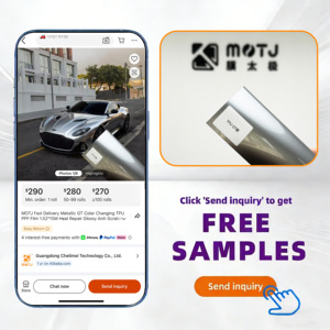 ฟิล์มไวนิลหุ้ม<span class=keywords><strong>รถ</strong></span>ยนต์คุณภาพสูง สีแดงเคลือบนาโน PET หนา 7.5 มิล เปลี่ยนสีได้ ป้องกันรอยขีดข่วน ขนาด 1.52x17 เมตร ติดตั้งง่าย - Product Image 6