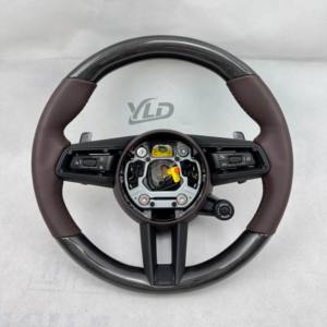 Volante Personalizado YLD en Color a Elección para <span class=keywords><strong>Porsche</strong></span> Panamera, Macan, Cayenne, 718, 911, Cayman, 918, Taycan, <span class=keywords><strong>Boxster</strong></span>, 987 - Product Image 4