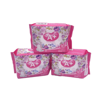 My A + Serviettes hygiéniques ailées respirantes jetables de qualité supérieure en coton organique polymère super absorbant Protège-fuites