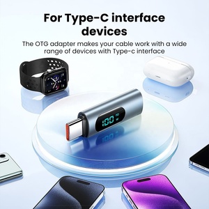 2.0 USB C OTG PD 100W convertisseur LED affichage adaptateur connecteurs tout neuf pour MacBook iPhone 15 Pro Max pour <span class=keywords><strong>Samsung</strong></span> S23 Mobile - Product Image 5