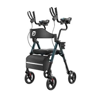 भारी शुल्क धातु फोल्डेबल उपयोगिता ट्रॉली कार्ट वॉकर और कार्यालय रसोई गोदाम भंडारण उपकरण के लिए रोलर - Product Image 3