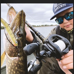 รอกเบทคาสติ้ง <span class=keywords><strong>ABU</strong></span> <span class=keywords><strong>ABU</strong></span> <span class=keywords><strong>REVO</strong></span> BEAST X สำหรับเหยื่อปลอมโลหะแบบตีไกล รุ่น Left Hand Lei Qiang Da Hei สำหรับตกปลา - Product Image 4