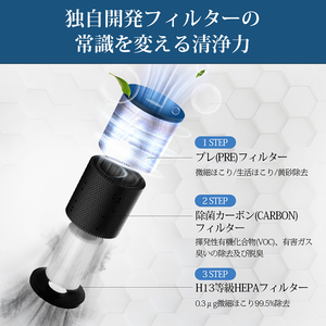 Filtro de succión circular de 360 grados de Japón, buen precio, mini purificador de aire de tamaño de viaje, limpiador de aire portátil para coche - Product Image 6