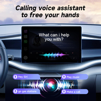 Adaptador Inalámbrico para CarPlay, Convierte CarPlay con Cable a Bluetooth/USB, Sin Latencia, Plug-and-Play, Compatible con Apple CarPlay