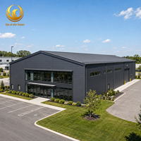 Bâtiment commercial en acier isolé, durable, résistant aux intempéries, au design moderne et personnalisé, pour bureaux, magasins de détail et ateliers