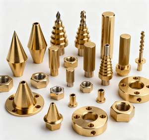 قطع نحاسية مصنعة بتقنية التحكم الرقمي بالحاسوب، خراطيش نحاسية، مسامير سداسية، بوشات دقيقة - Product Image 4
