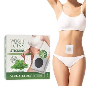 Private Label Natural Ingredients Herbal Fat Burning Anti-Cellulite Weight Loss Stickers