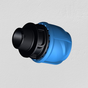 Raccord de tuyau en plastique haute pression renforcé en PP avancé de qualité professionnelle 63MM X 2 pouces adaptateur de filetage mâle lisse - Product Image 2