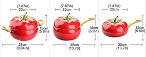 Ensemble de casseroles en céramique antiadhésives modernes, 15 pièces, avec poignées en bakélite et couvercles en verre, pour cuisinières à gaz et à induction - Product Image 3