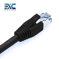 Câble de raccordement RJ45 haute vitesse Cat6 UTP FTP 23AWG 1m, câble Ethernet en cuivre, câble de raccordement réseau