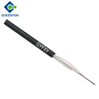 Prix usine GYFXY Câble à fibres optiques à 2 noyaux SM/MM G652D Câble à fibres optiques GYFXY pour intérieur/extérieur