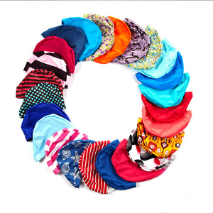 Bonnet de bain uni en nylon élastique unisexe - Product Image 2