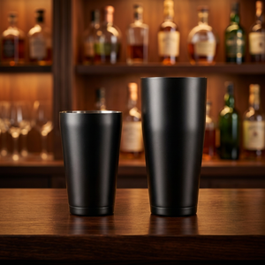 Stainless Steel Powder Coated Boston Shaker Set of 2 Pcs with 28 oz & 18 oz Capacity Handmade Durable Luxury <b>Bar</b> <b>Tools</b> - Product Image 1
